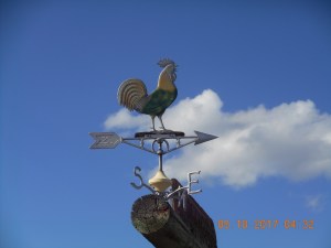 Weathervane in Montana sky