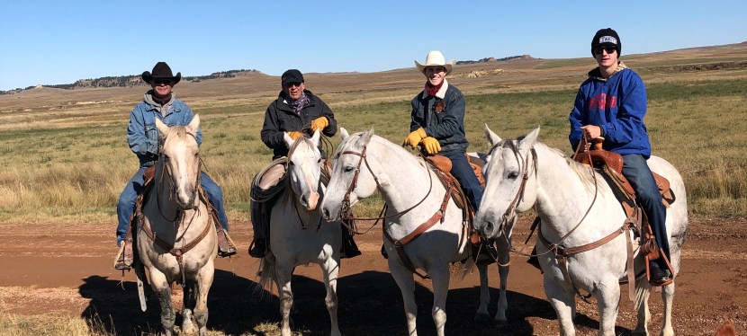 A Rarity -Three Generations&nbsp;Horseback